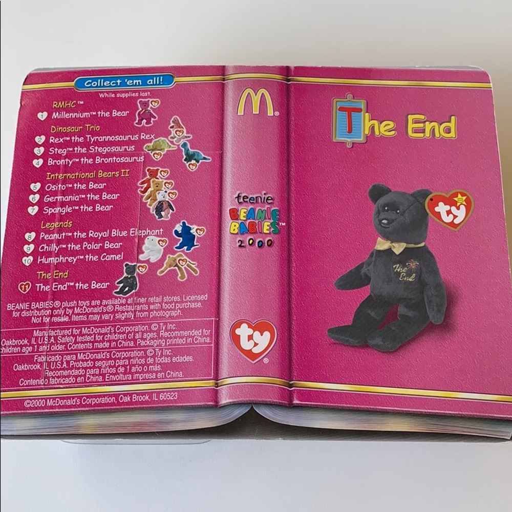 NIB McDonald’s Collectible Ty Beanie Baby “The End” - Picture 3 of 4